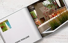 Ejemplo de catálogo de fotos de trabajos de arquitectura.