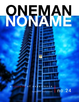 oneman noname - a record of experience 24 book cover