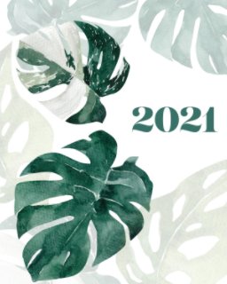 Botanical 2021 Planner book cover