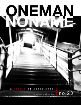 oneman noname - a record of experience 23 book cover