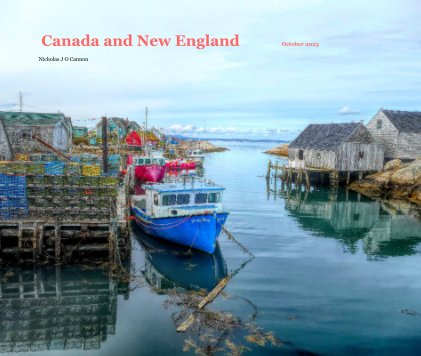 Canada and New England October 2023 book cover